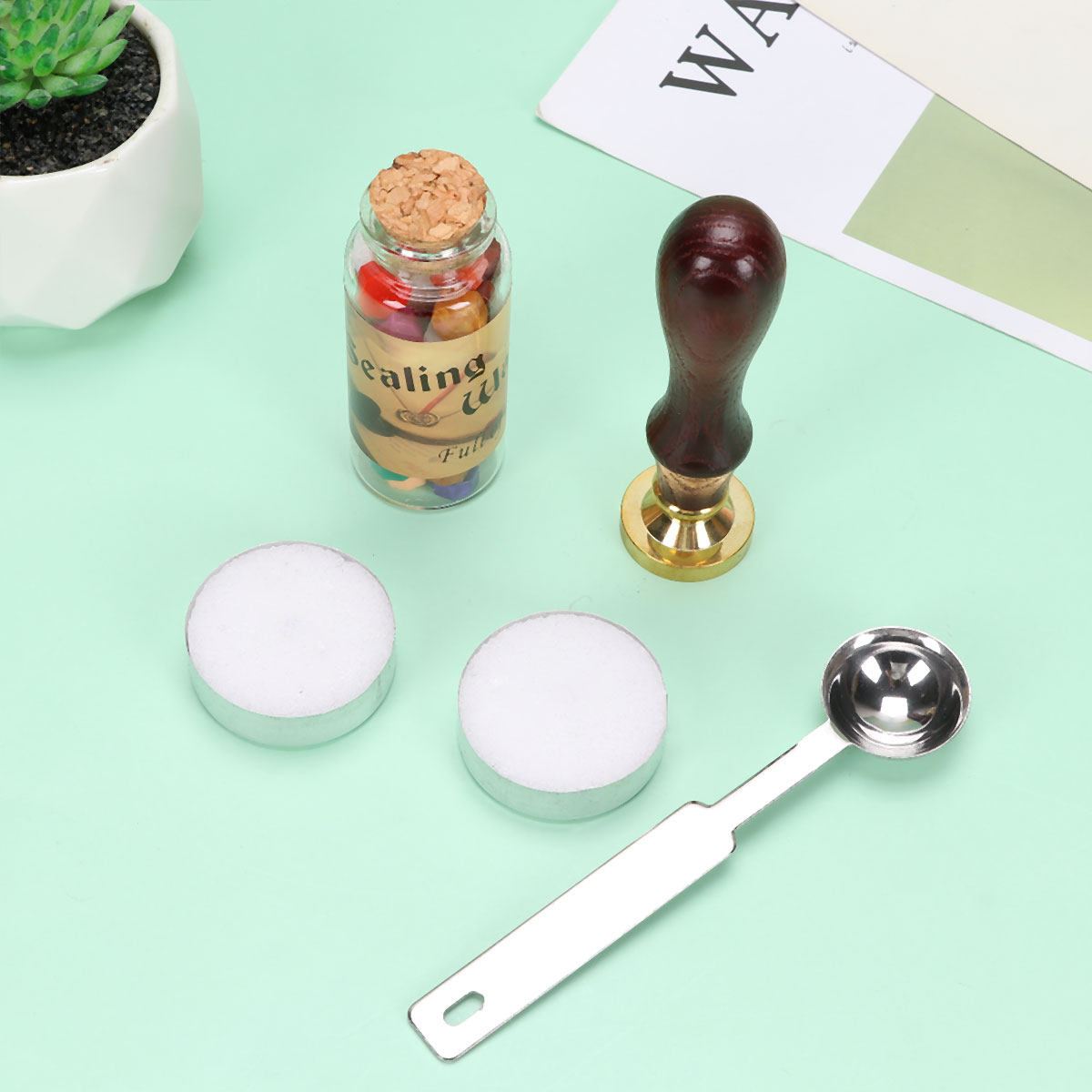 Wax Seal Letter Kit - 1 Set Kit Premium per Timbro