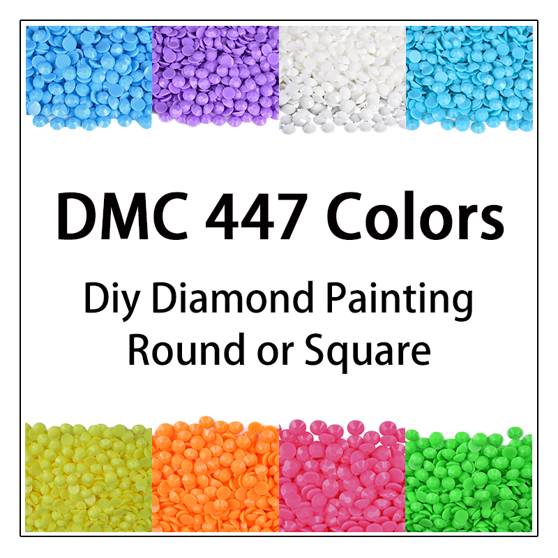 Photo Mosaic Print - DMC 447 Colori 5D Fai Da