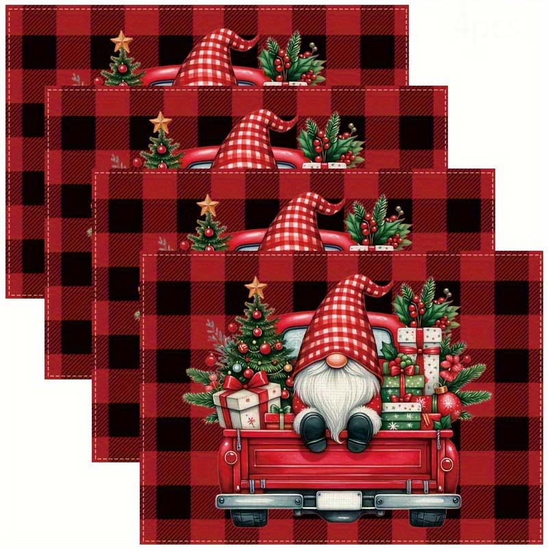 Tovaglietta rossa con stampa d - Family Tree Print recensione e prezzo