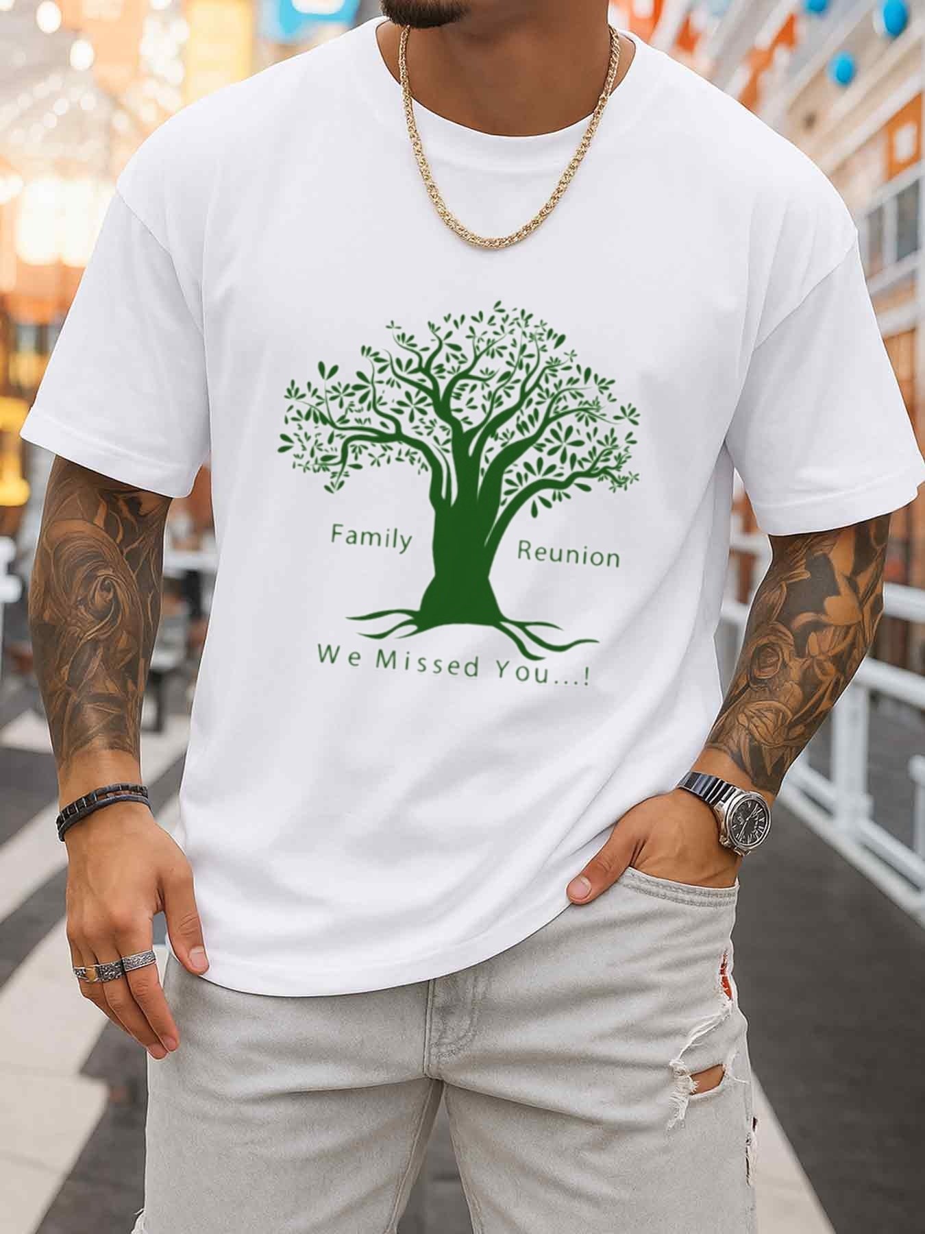 T-shirt girocollo da uomo con  - Family Tree Print recensione e prezzo