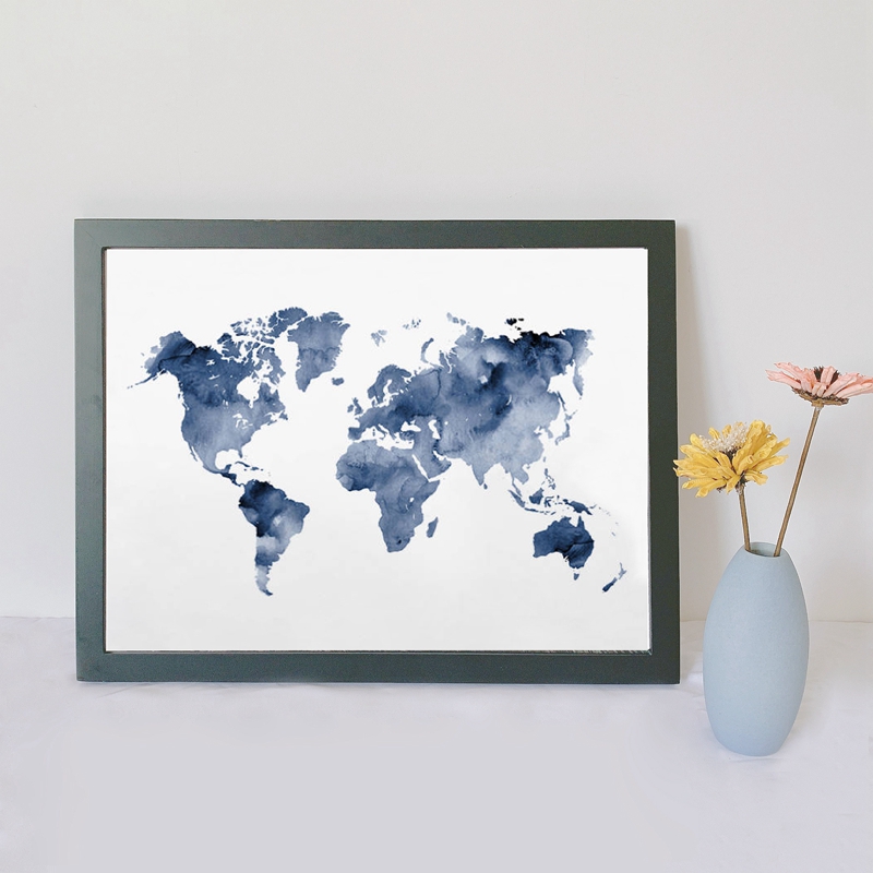 Mappa del mondo blu Stampa Map - Custom Star Map recensione e prezzo