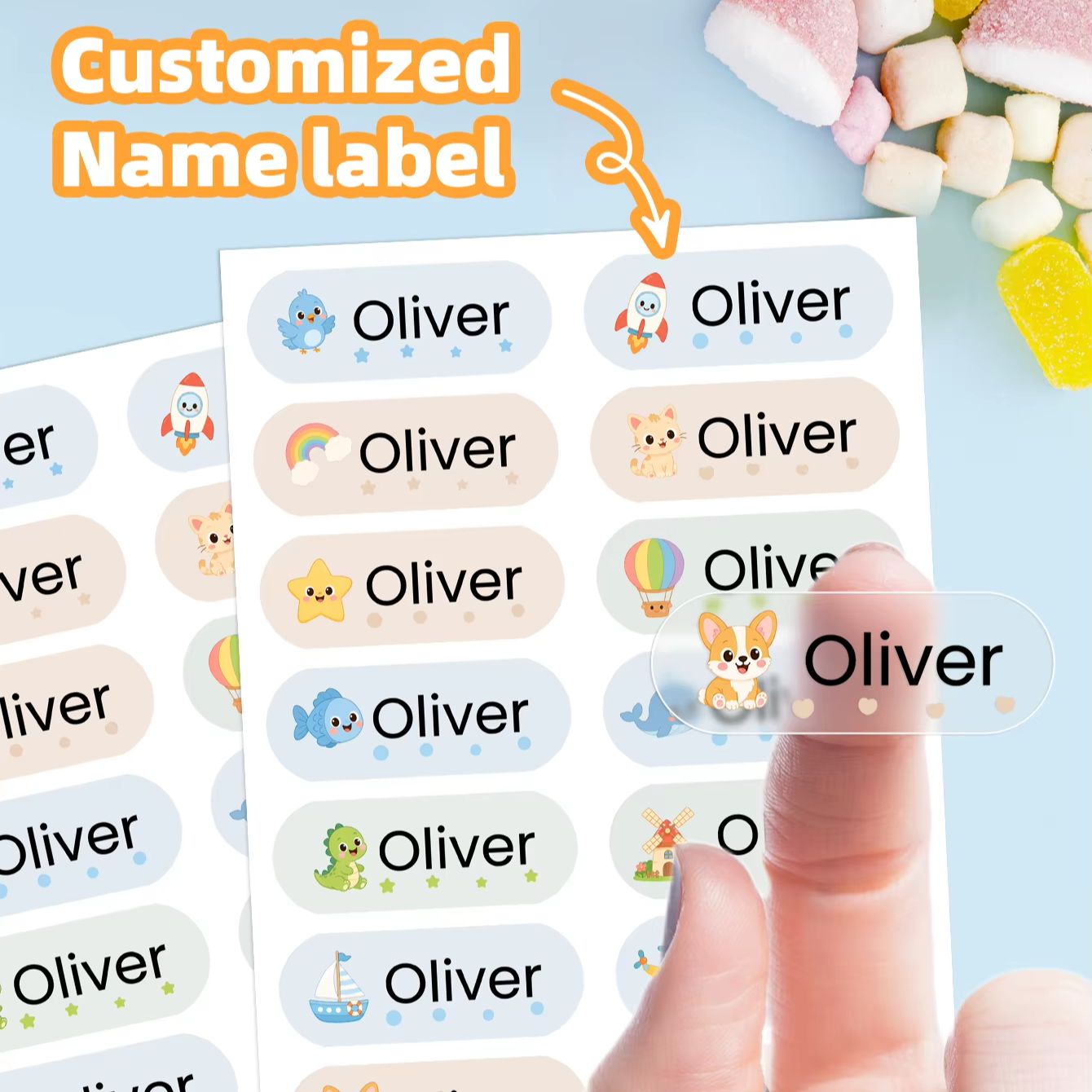 1-400 Pezzi Adesivi Personaliz - Personalised Candle Label recensione e prezzo