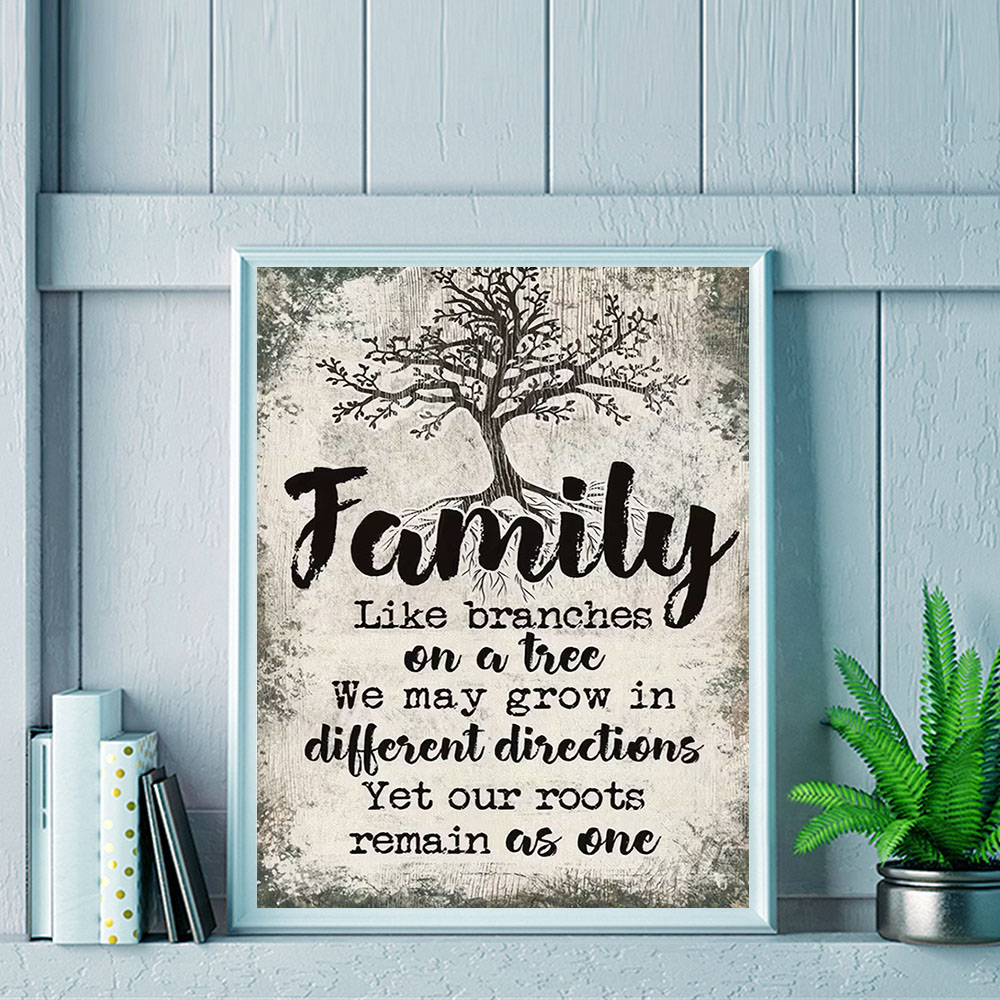HUACAN Kit Completo Punto Croc - Family Tree Print recensione e prezzo