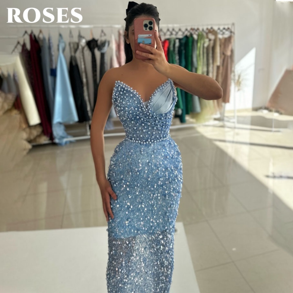 ROSES Abito da Sera Blu Cielo  - Custom Night Sky recensione e prezzo