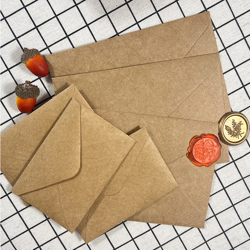 50 buste in carta kraft marron - Wax Seal Letter Kit recensione e prezzo